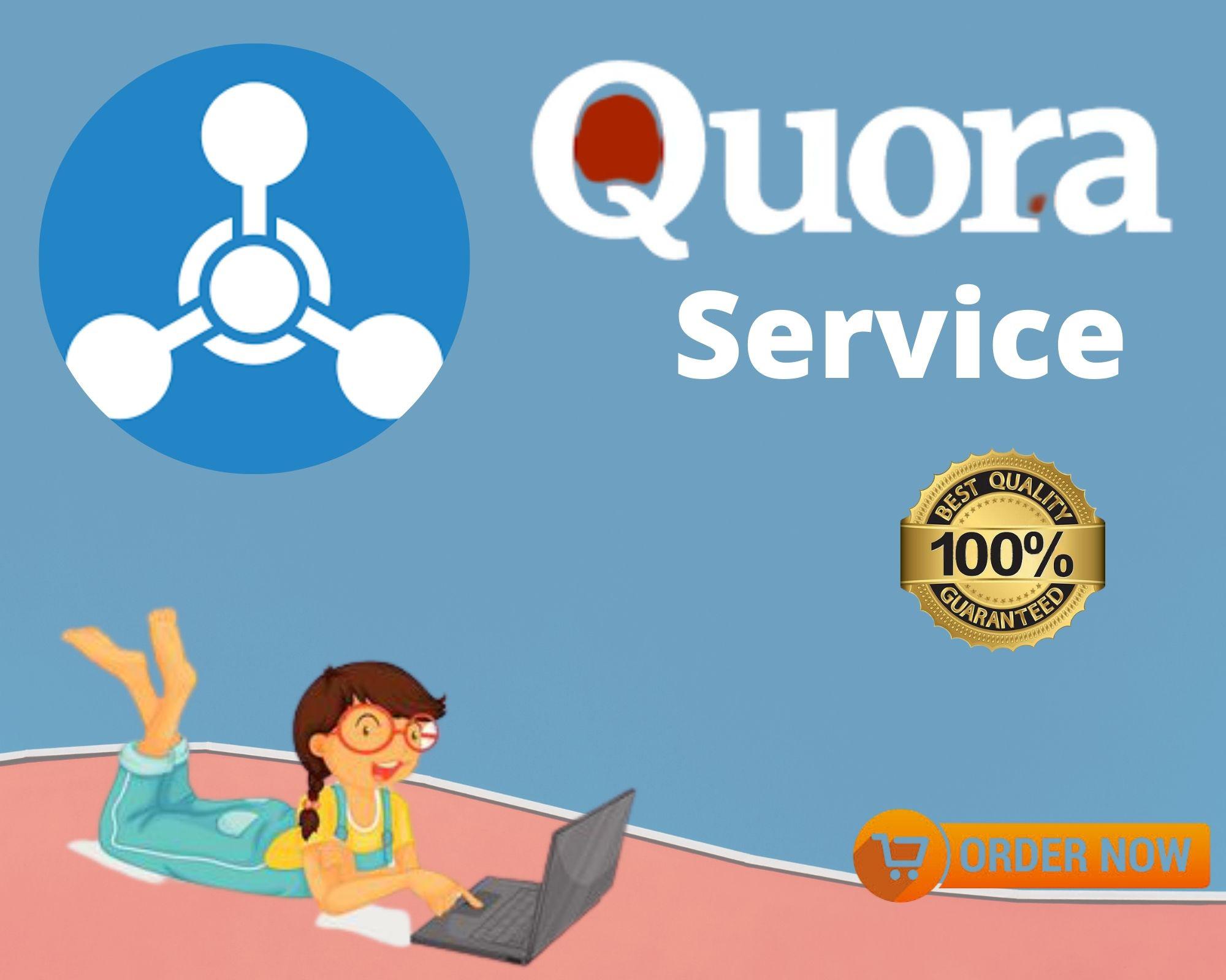 Provide niche relevant 15 High quality Quora answer b...