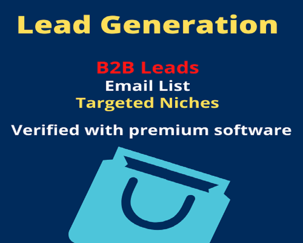 I will supply you B2B lead according to your targeted...