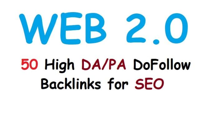 I will provide 30, high quality SEO web 2 0 backlink...