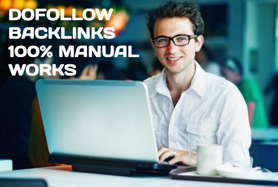 make high quality SEO 200 dofollow backlinks using bl...