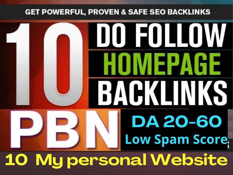 High Authority PBN Backlinks My 10 Personal Blog Webs...