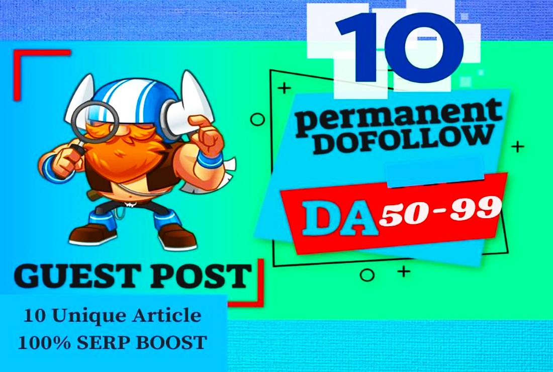 10 SEO Guest Post Dofollw Backlinks Contextual on Hig...