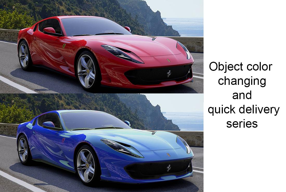 I will do product color changing and background remov...