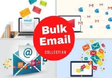 I will supply 1000 bulk email for your business marke...