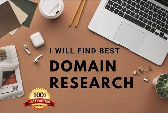 I Will Find Best Domain Research For Your Business