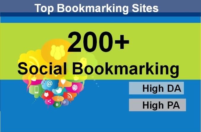 Get 200 HQ Social Bookmarks Backlinks for your Websit...