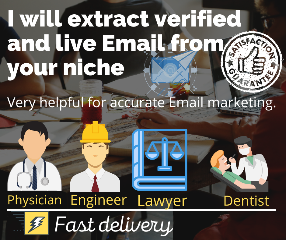 Extract 5k Email from your targeted Niche USA Physici...
