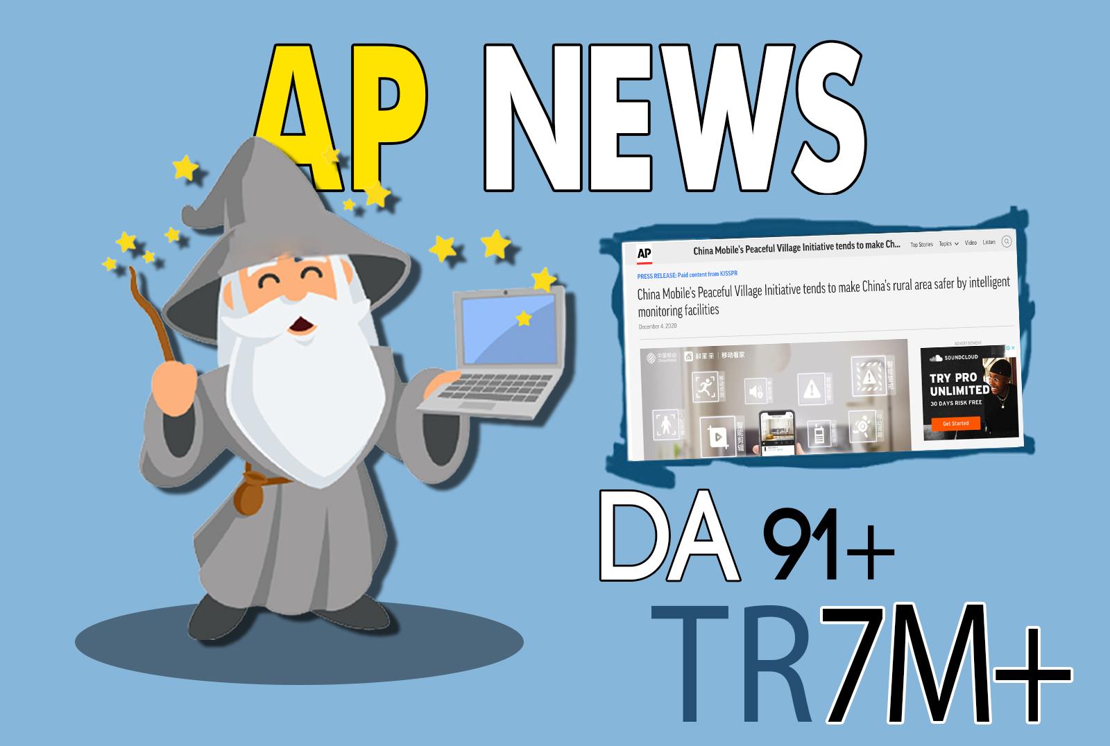 I will do guest post on Apnews. com