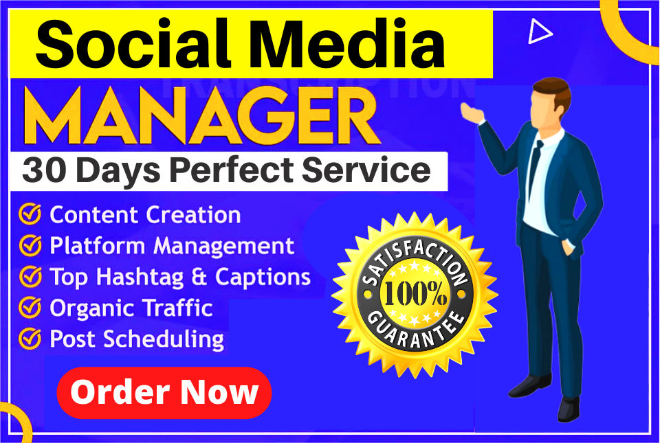 Be Your Professional & Expert Social Media Market...