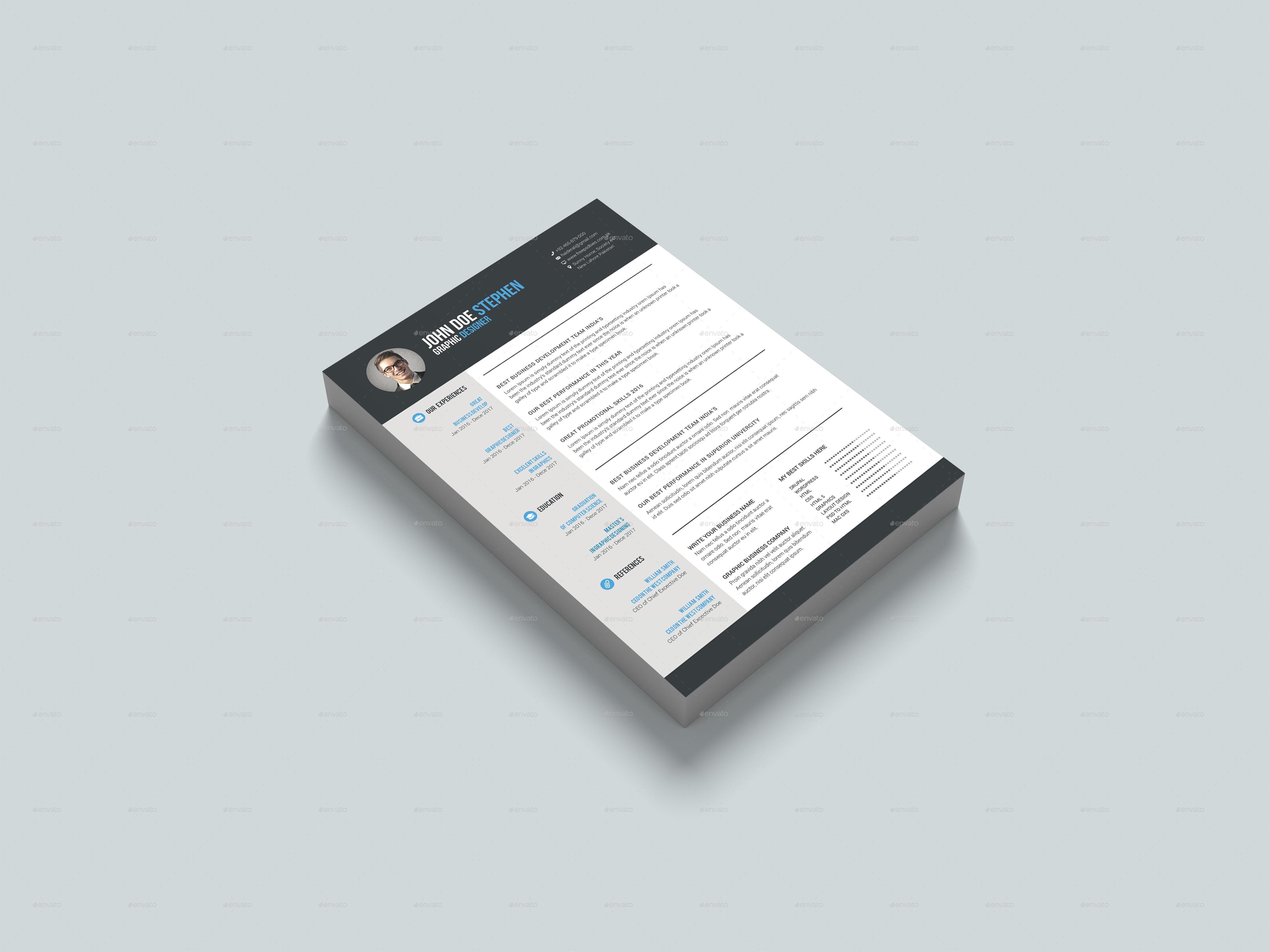 I will do modern, custom resume design