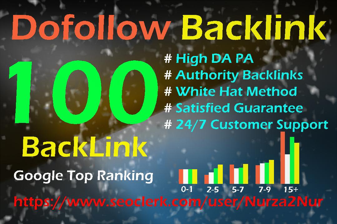 Do 100 Authentic Dofollow Backlink PR5 to PR9 High DA...