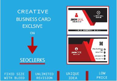 I will design unique business card for you within 24 ...