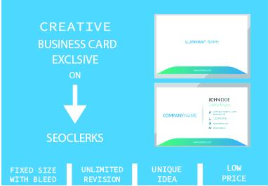 I will design creative and professional Business card...
