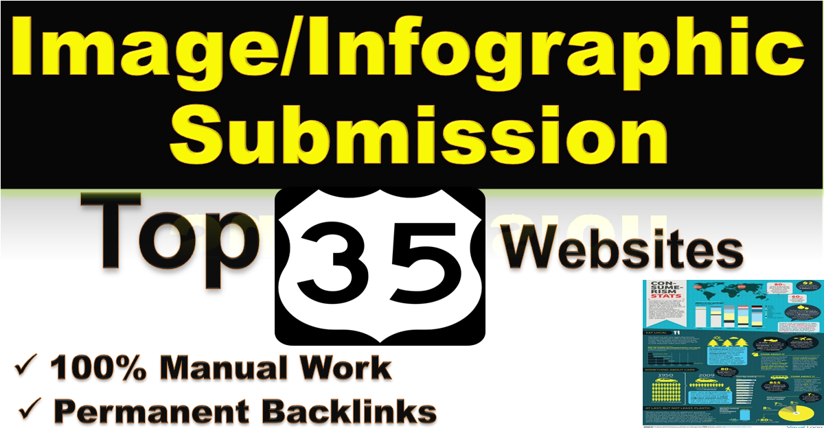I will do Image or Infographic submission on top 35 H...