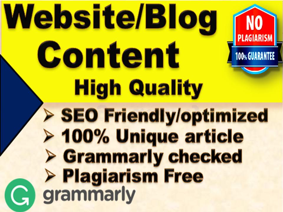 I will write 1000 words SEO friendly article/Website ...