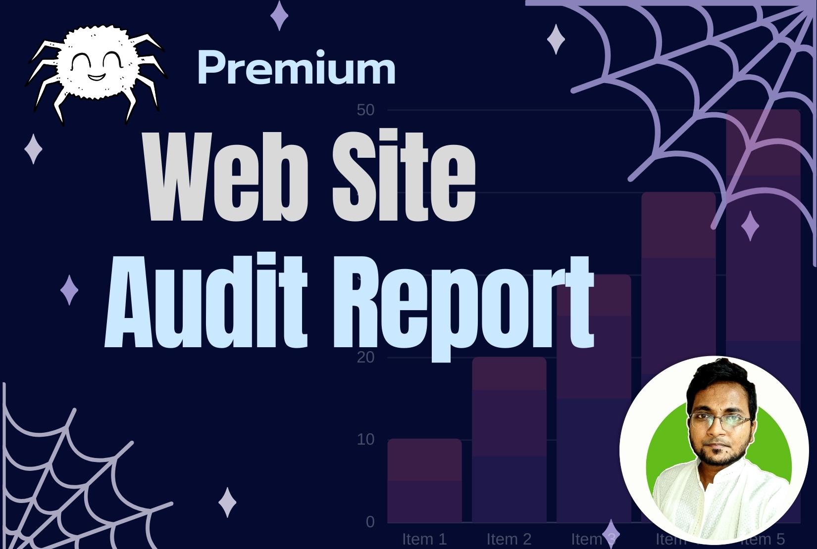 I will provide specialized Site Audit Report using pr...