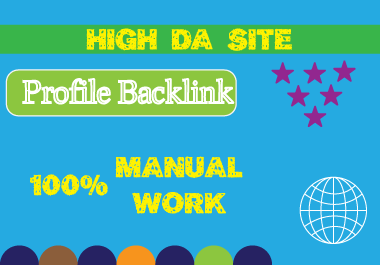 I will create 50+ High quality dofollow SEO profile b...