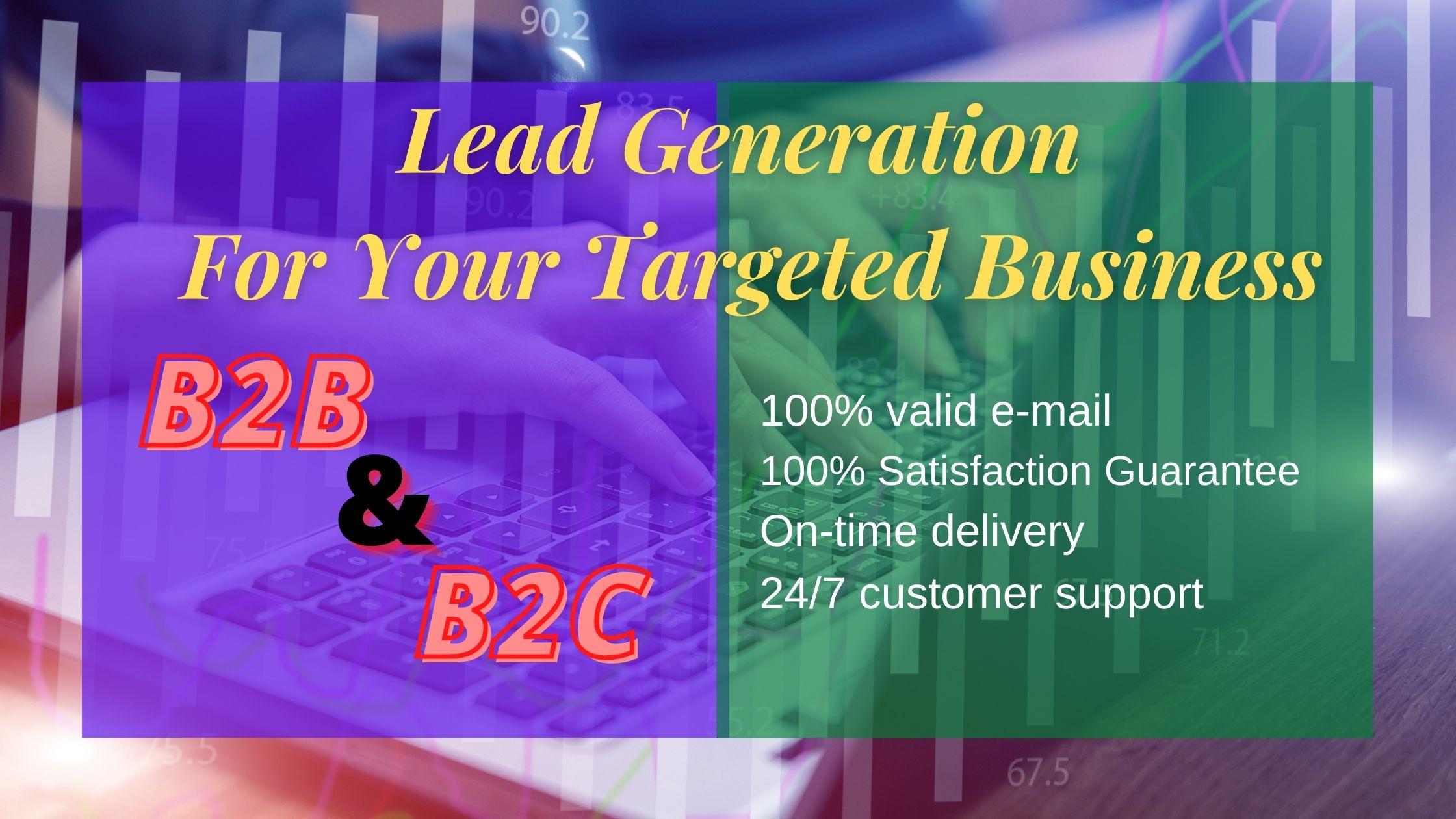 I will do lead generation for your niche & target...