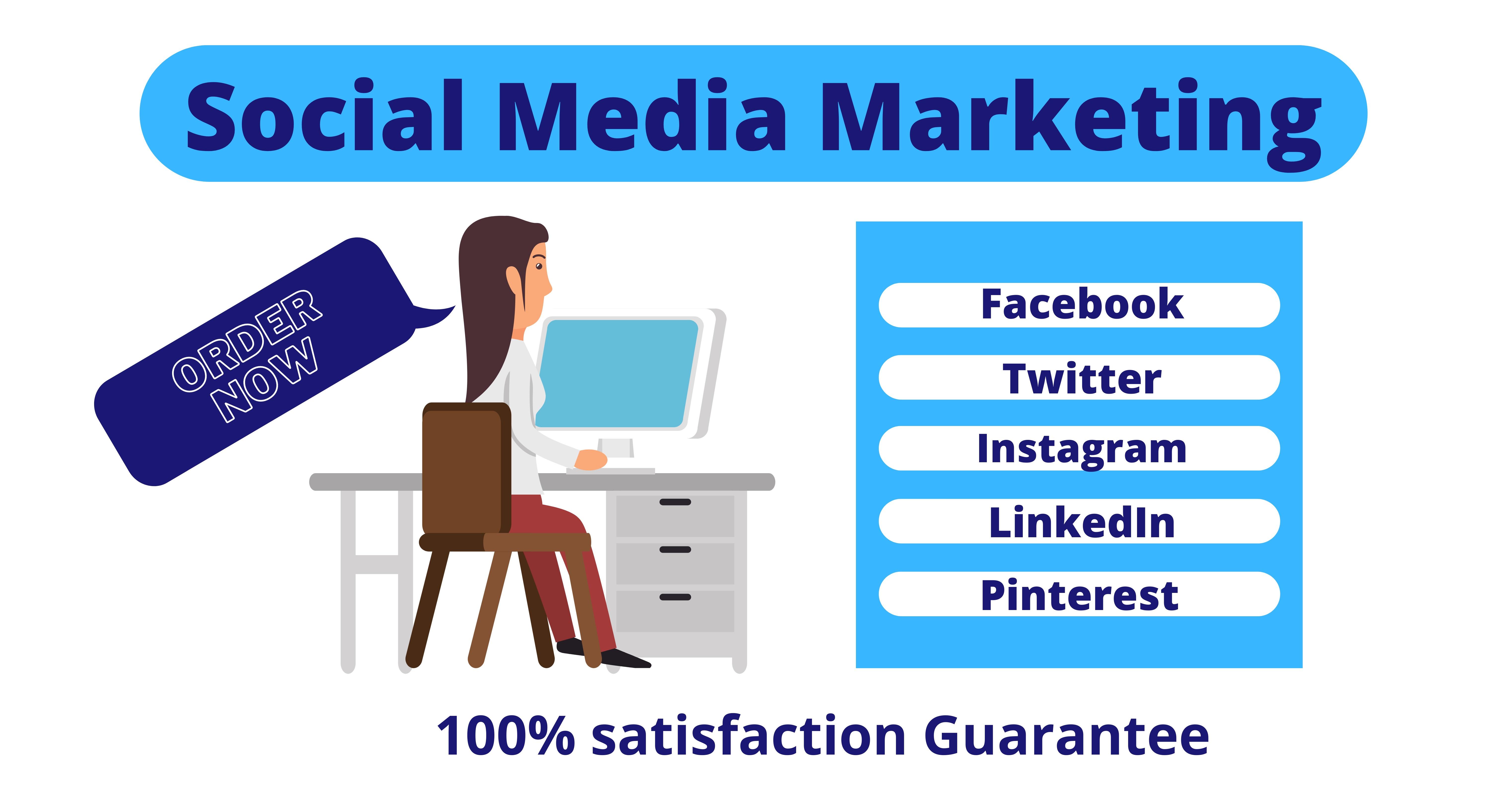 I will be your Social Media Marketing Manager and Vir...