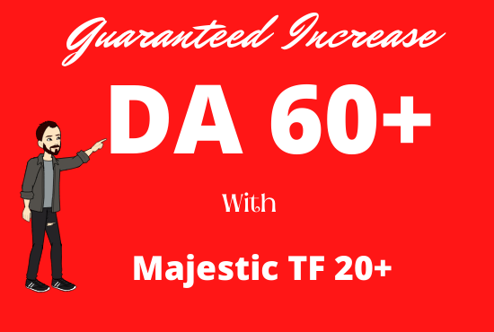 I will increase your Domain Authority Moz DA 55 plus ...