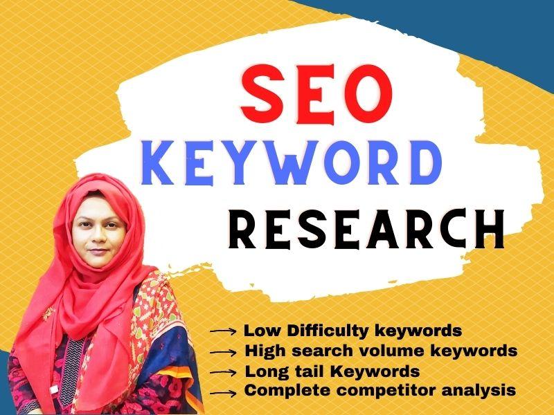 I will provide High Traffic SEO Keyword Research with...