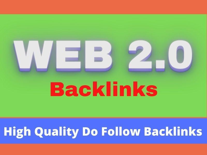 Web 2.0 Handmade 50 backlinks for improve ranking