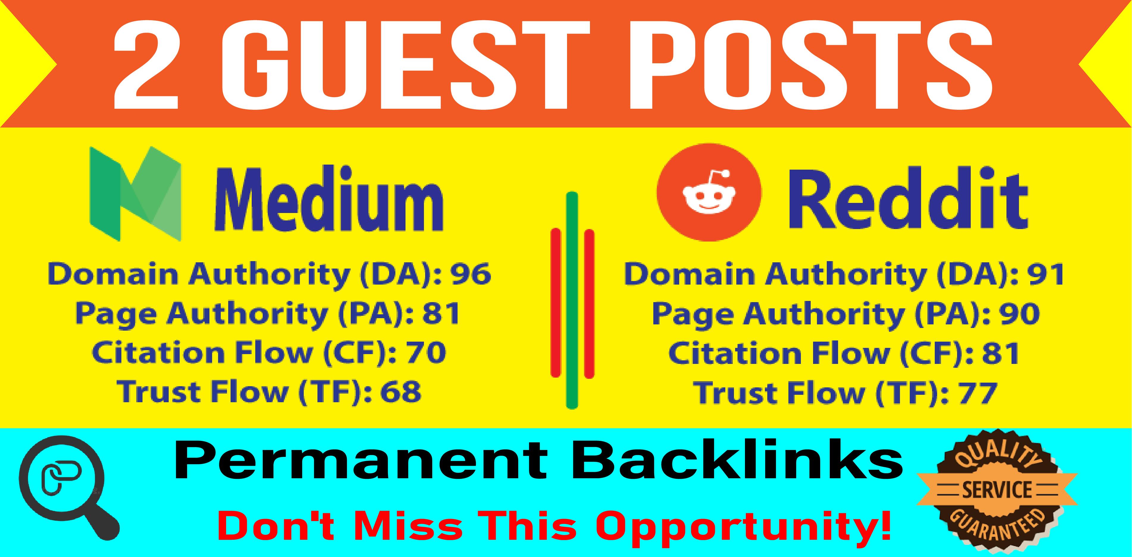 Publish Guest Posts on Reddit and Medium, Boost Your...