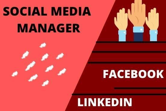 I will be your social media marketing manager on prom...