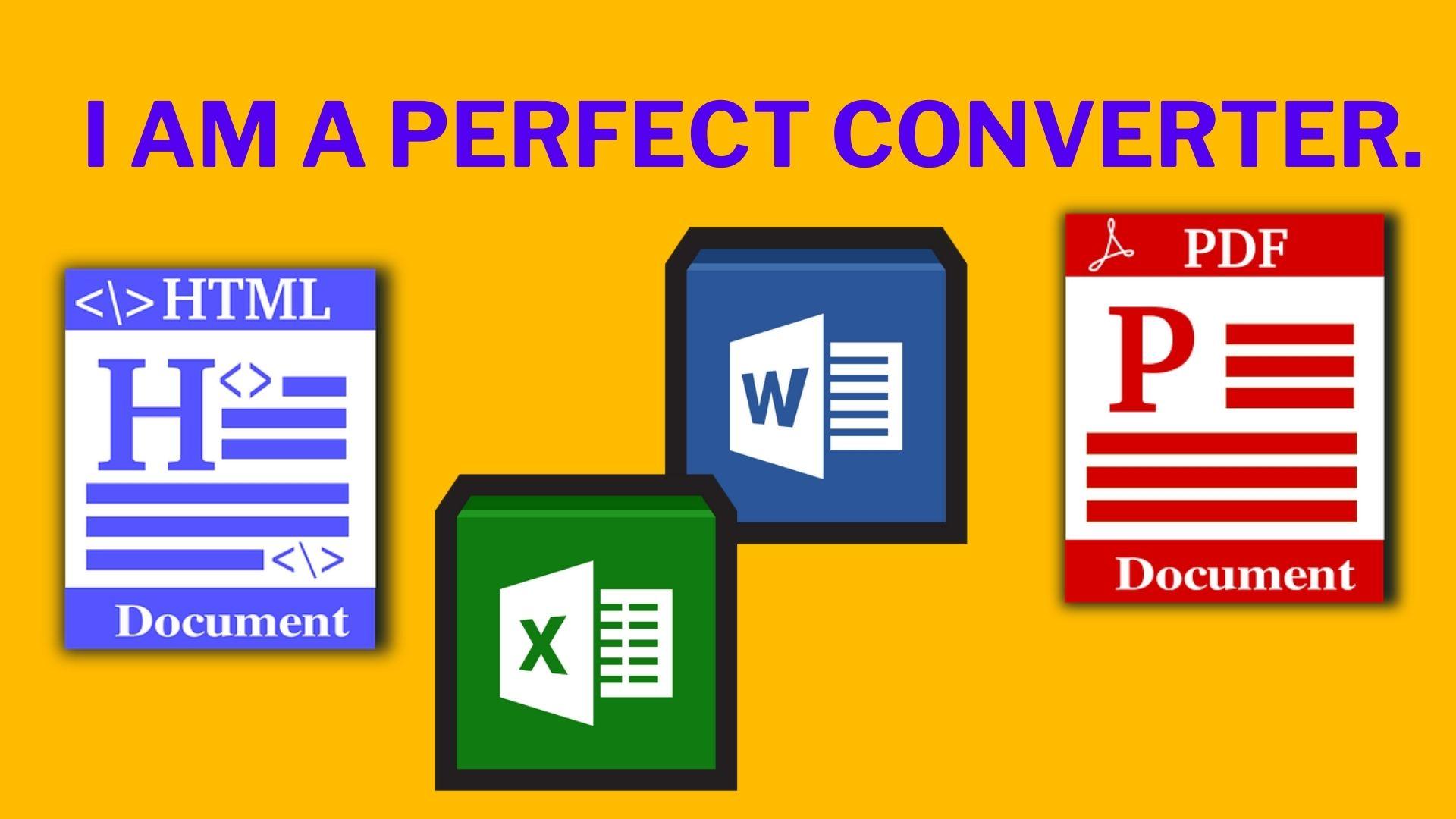 I will Convert PDF to Excel, Word, Text and any for...