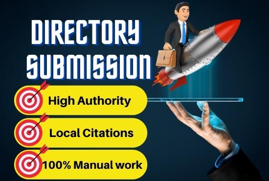I will do 50 high space authority Directory Submissio...