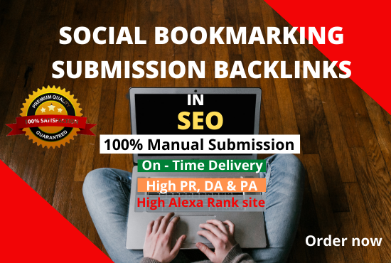 I will do 150 top quality social bookmarking submissi...