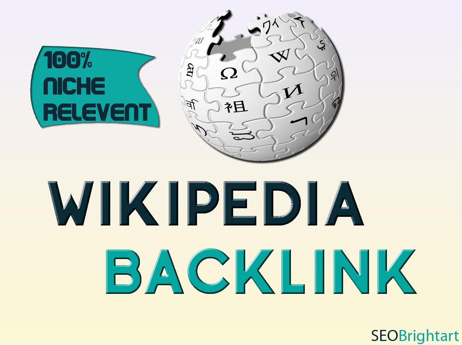 Overruling Wikipedia backlink 100 percent Niche relev...