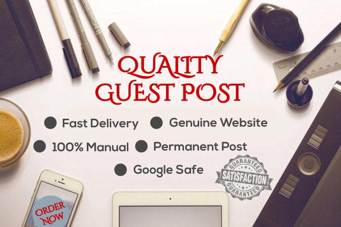 Guest Posting Service With Dofollow Backlinks On High...