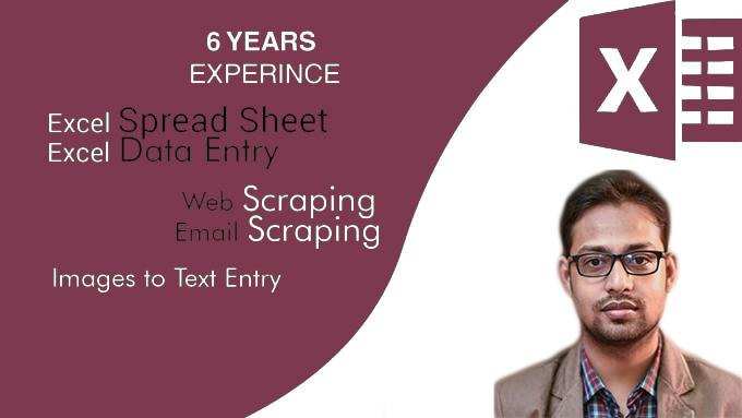 100 data entry email collection web scraping data col...