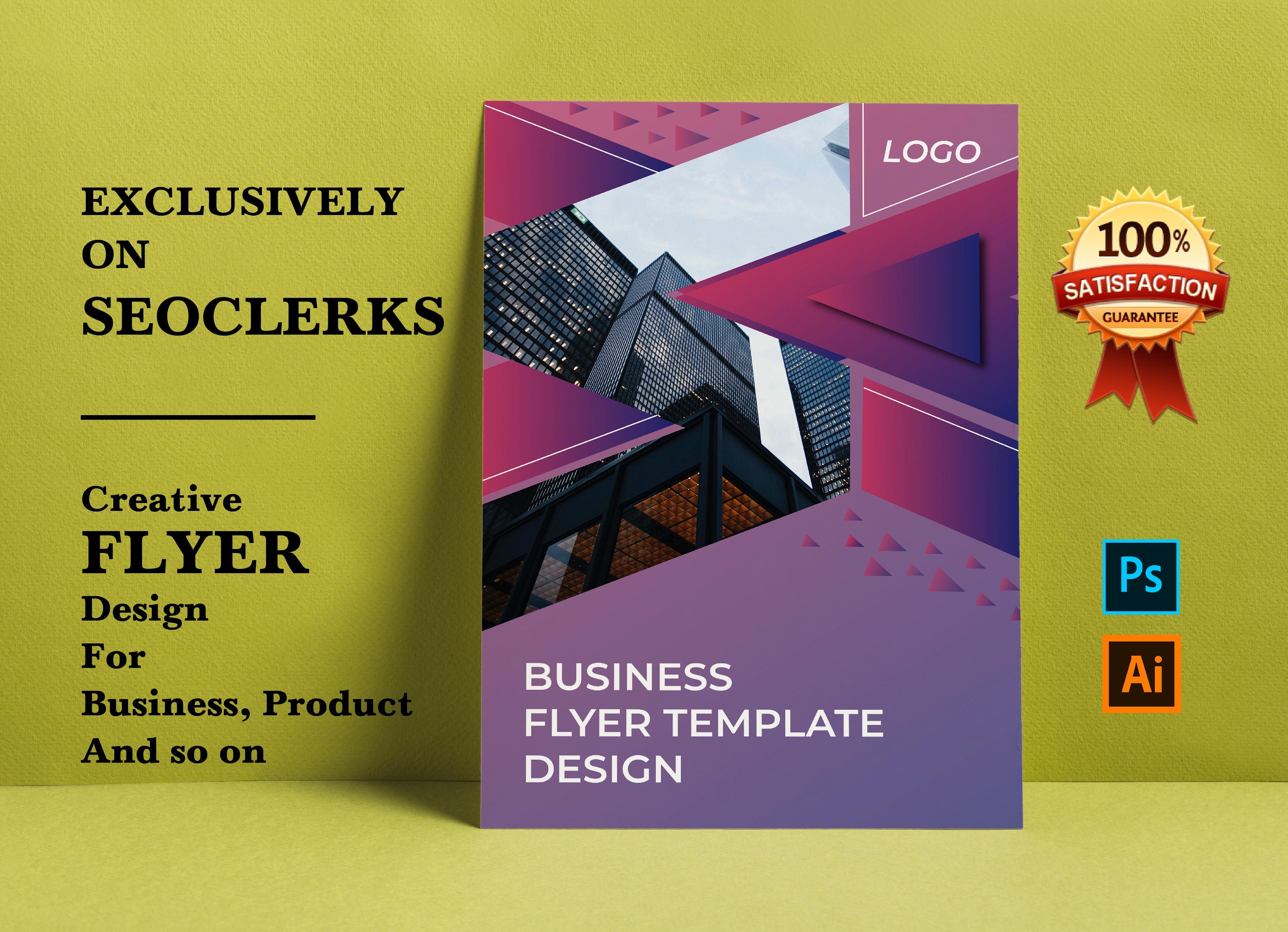 Professional flyer for business, product, food and ...