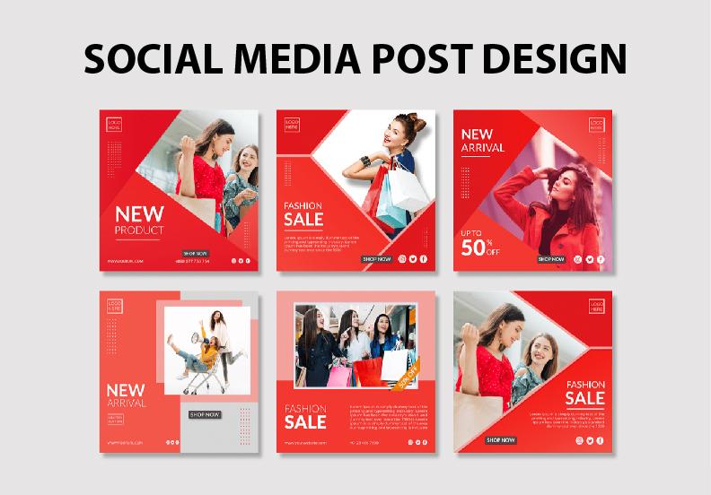 I will create 2 social media post for you