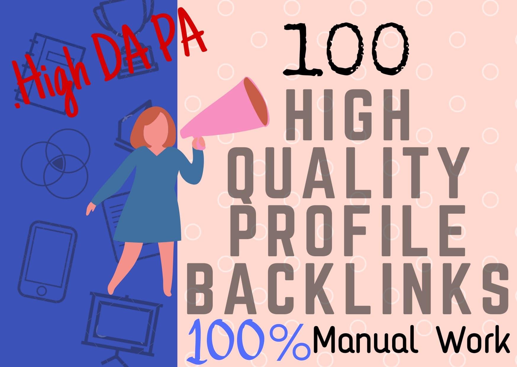 Build DA100 Ultimate Powerful Profile Backlinks in Ma...