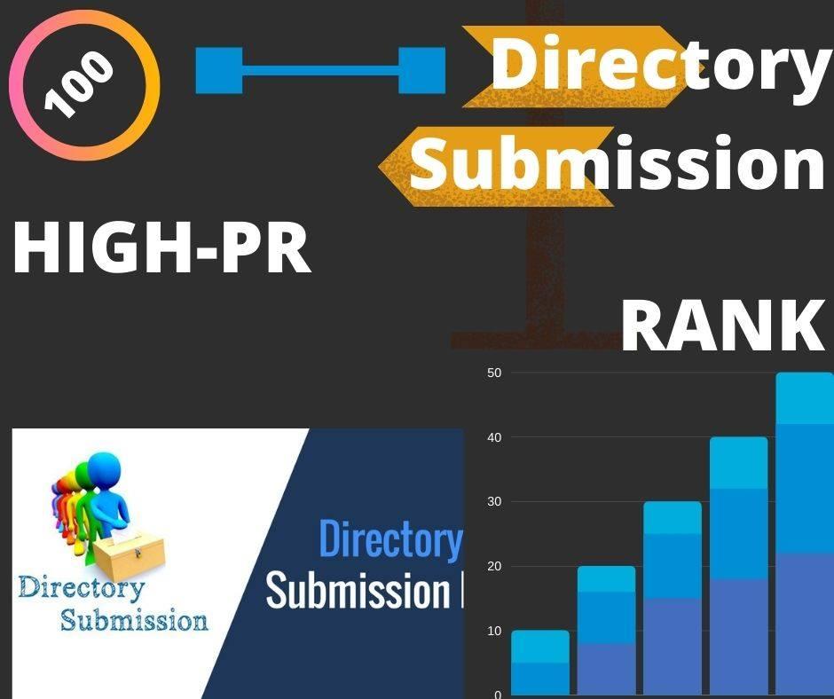 I will provide 100 directory submission backlinks man...