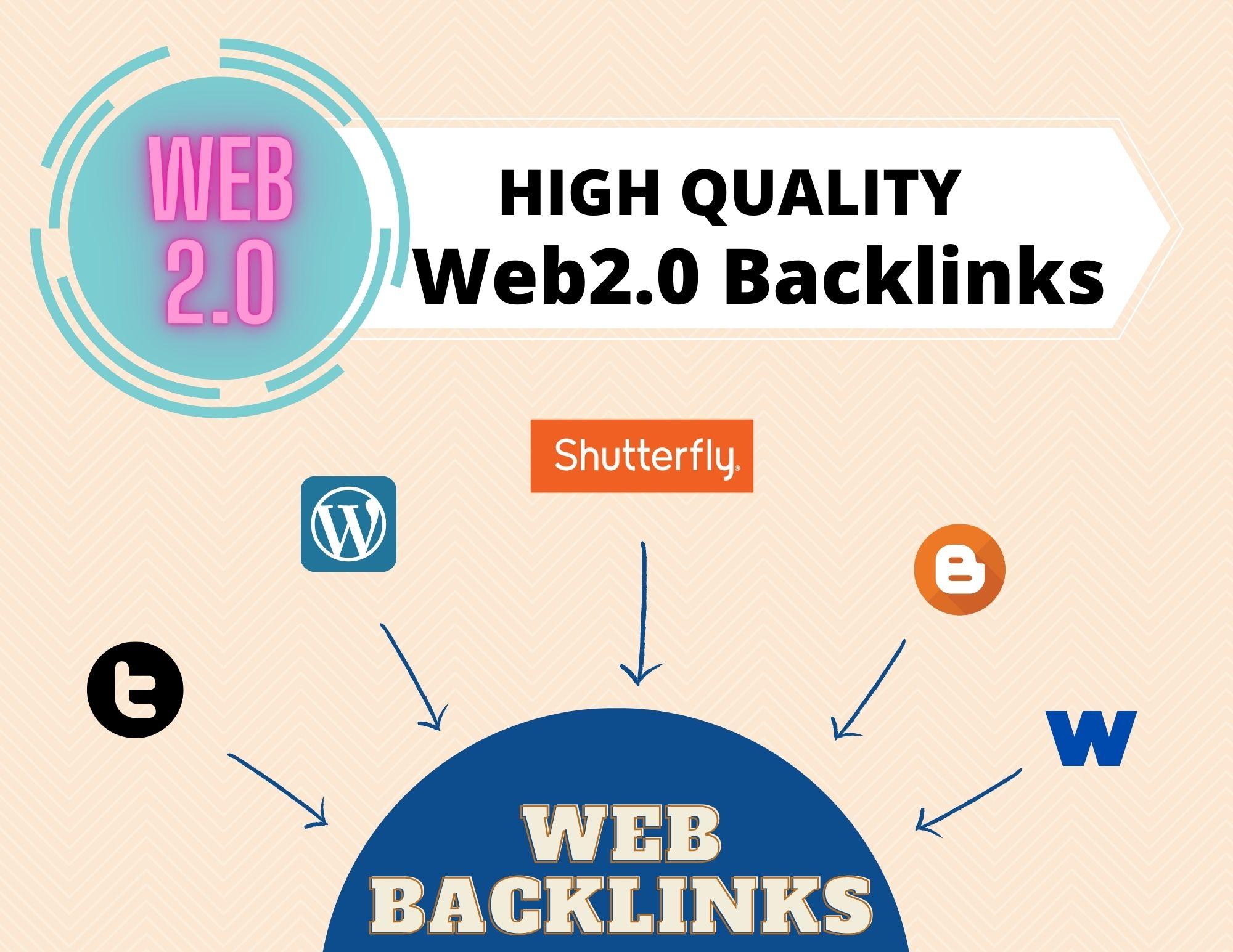 All in one 100 manual Web2.0 profile Backlinks for SE...