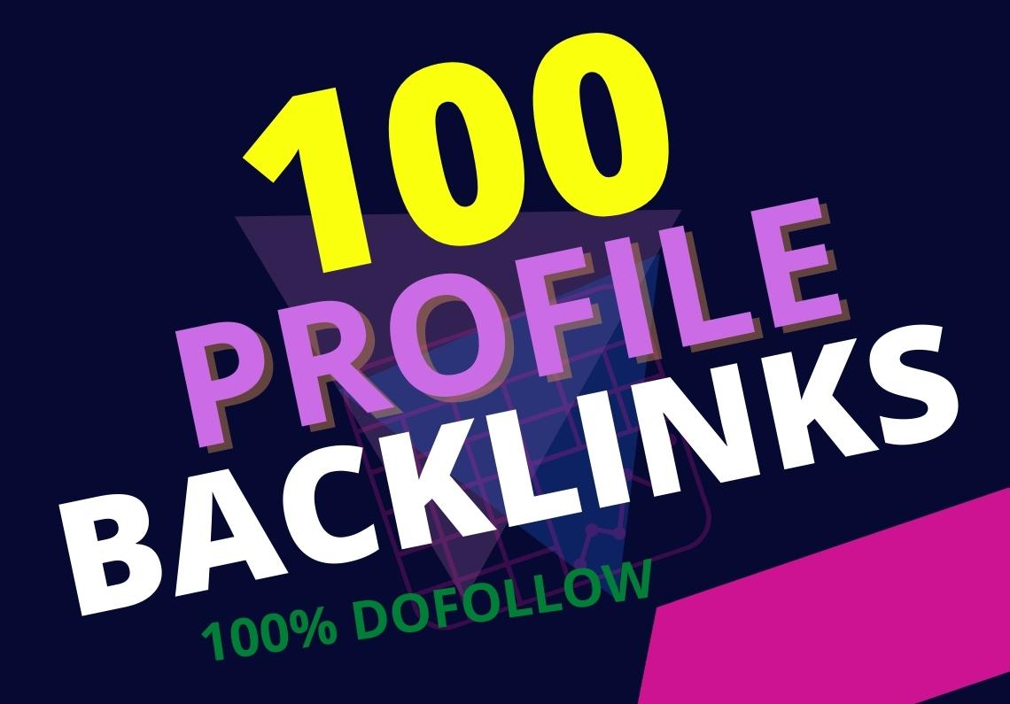 70+DA Pr9 100 do-follow Profile Backlink SEO Link bui...