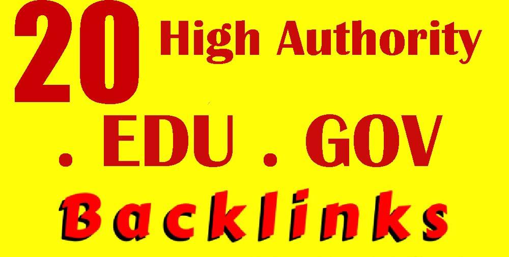 I Will Do 21 Top Class University. EDU. GOV Backlinks...