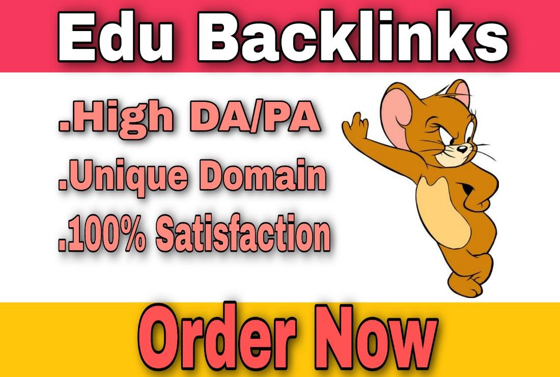I will do 10 EDU Link building For SEO Back links