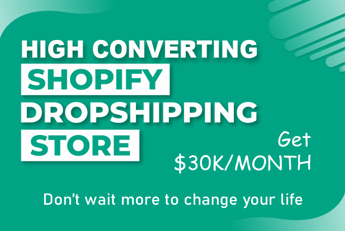 I will Create High Converting Shopify Dropshipping St...