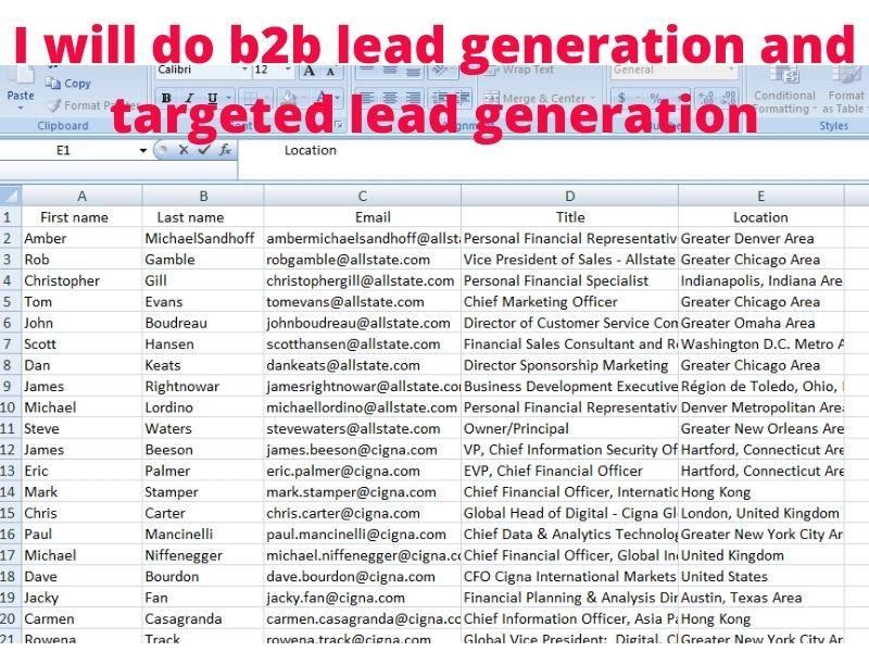 I will do b2b lead generation and targeted Linkedin l...