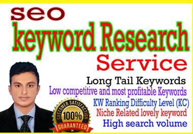 I will do SEO keyword research and competitor analysi...