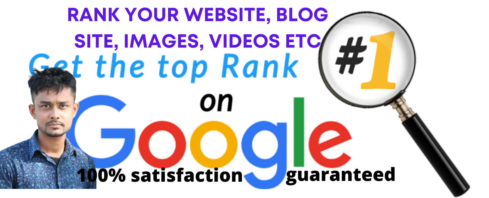 I will Rank first page on Google any Website guarante...