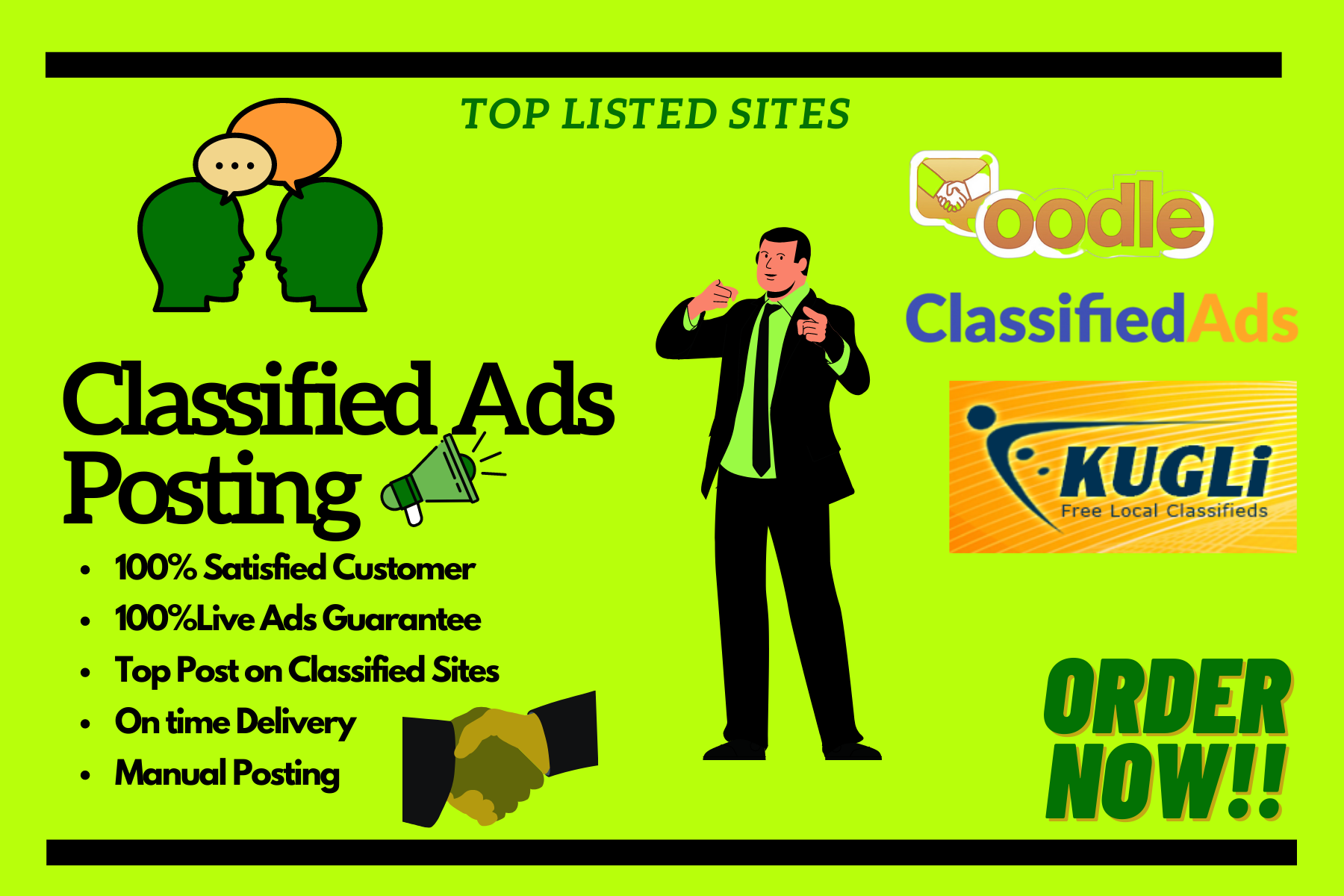 Get 100 High Quality Manual Ad post on high DA PA Sit...