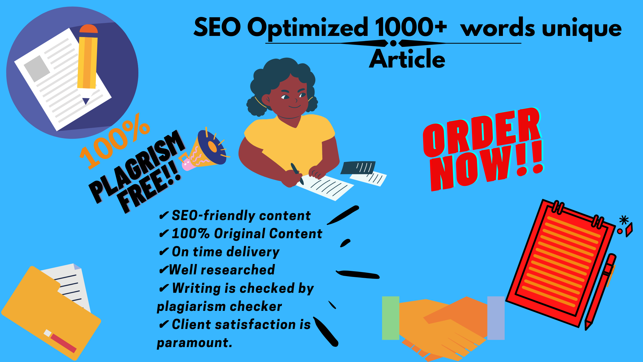 I will write 1000+ words SEO article blog post for yo...