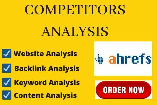 I will provide ahrefs report your websites within 24 ...