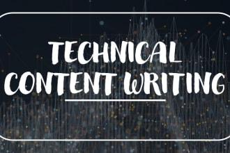 I will do awesome technical writing and research repo...